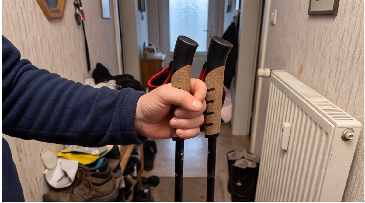 Attrac Nordic Walking Classic Wanderstöcke im Test: Leichte Aluminium-Trekkingstöcke mit Anti-Shock Dämpfung und App-Funktion