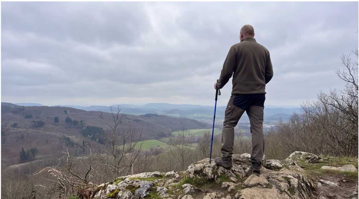 covacure wanderstoecke nordic walking stoecke im Testlauf
