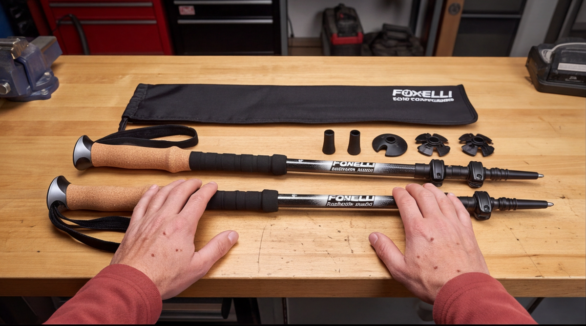 Foxelli Carbon Wanderstöcke im Test: Leichte, verstellbare Trekkingstöcke für jedes Terrain