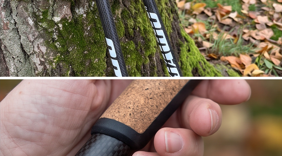muawo premium nordic walking stoecke in der Anwendung