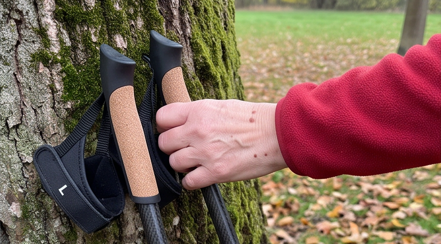 Muawo Premium Nordic Walking Stöcke im Test: Ultraleichte 190g Carbon-Wanderstöcke für Damen und Herren