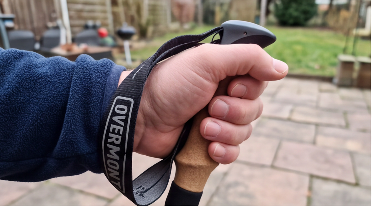 overmont wanderstoecke 7075 aluminium faltbar im Testlauf