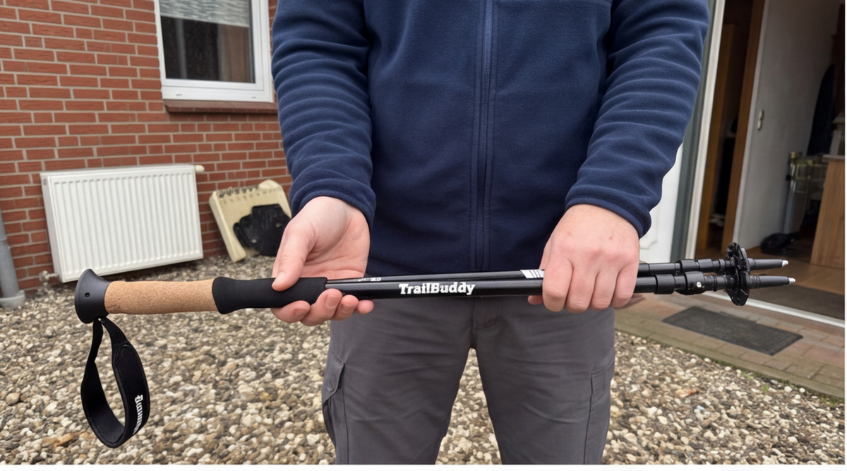 TrailBuddy Wanderstöcke im Test: Ultraleichte Teleskopstöcke für Trekking und Wandern
